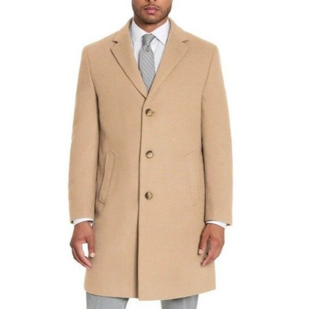 Kenneth Cole Men's Overcoat Tan Size 38S NWT